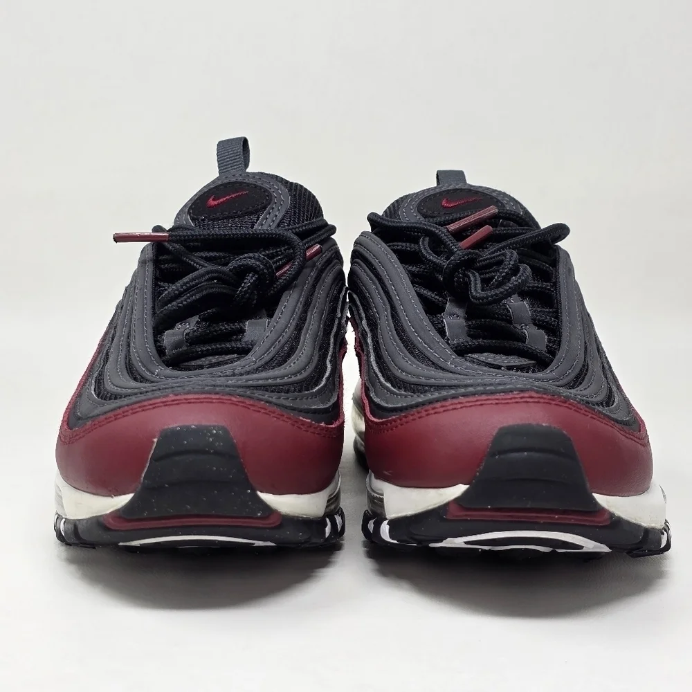 Nike Air Max 97 Team Red Antracite Black Shoes 921522-600 Size 4Y/Women's 5.5